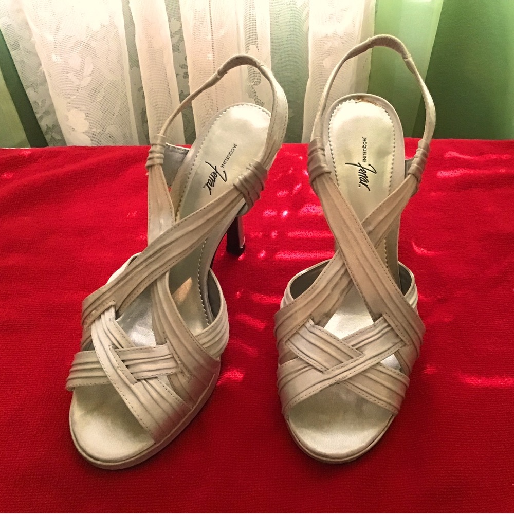 Jacqueline Ferrar Silver Sandals